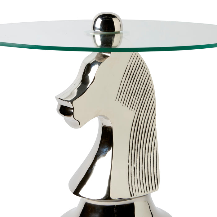Knight Table - Aluminium, 46cm W