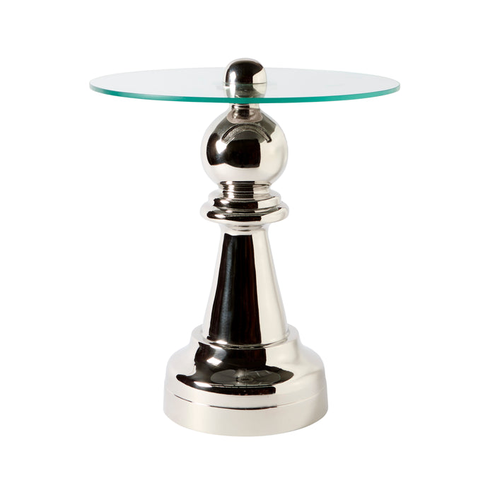 Pawn Table - Aluminium, 46cm W