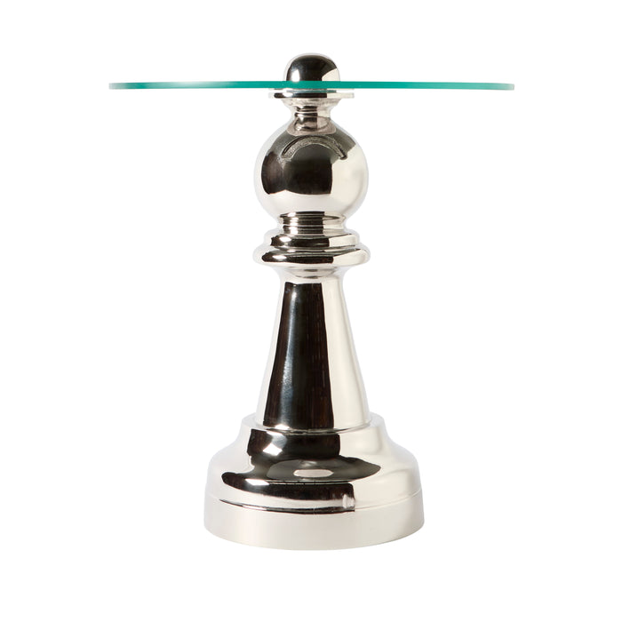 Pawn Table - Aluminium, 46cm W