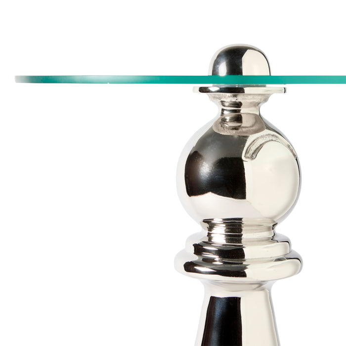 Pawn Table - Aluminium, 46cm W