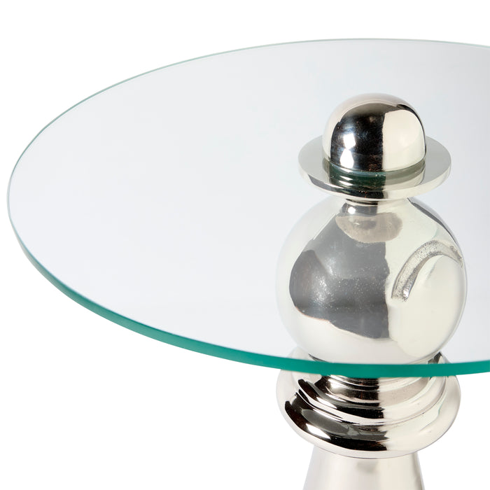 Pawn Table - Aluminium, 46cm W