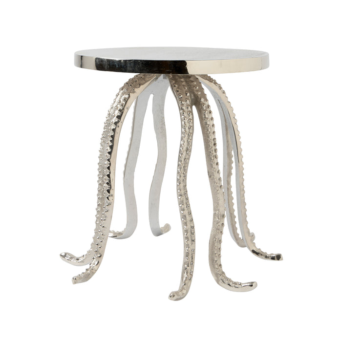 Octopus Stool/Side Table - Aluminium, 32cm W