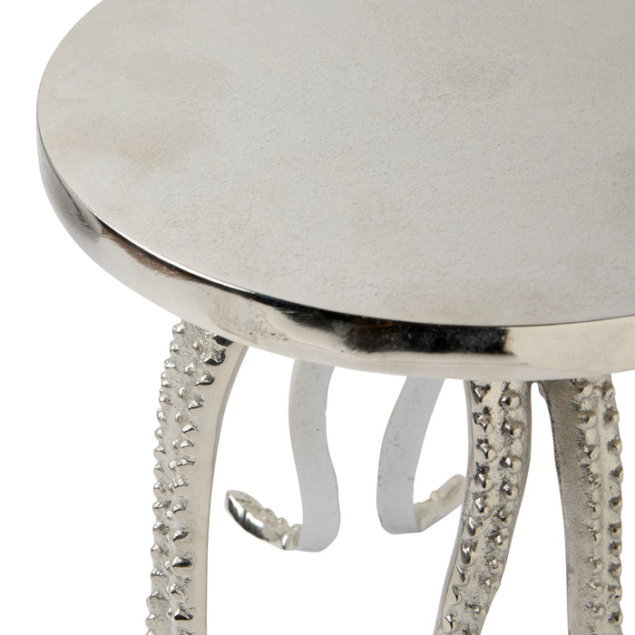 Octopus Stool/Side Table - Aluminium, 32cm W
