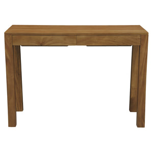 Amsterdam 2 Drawer Desk (Light Pecan)