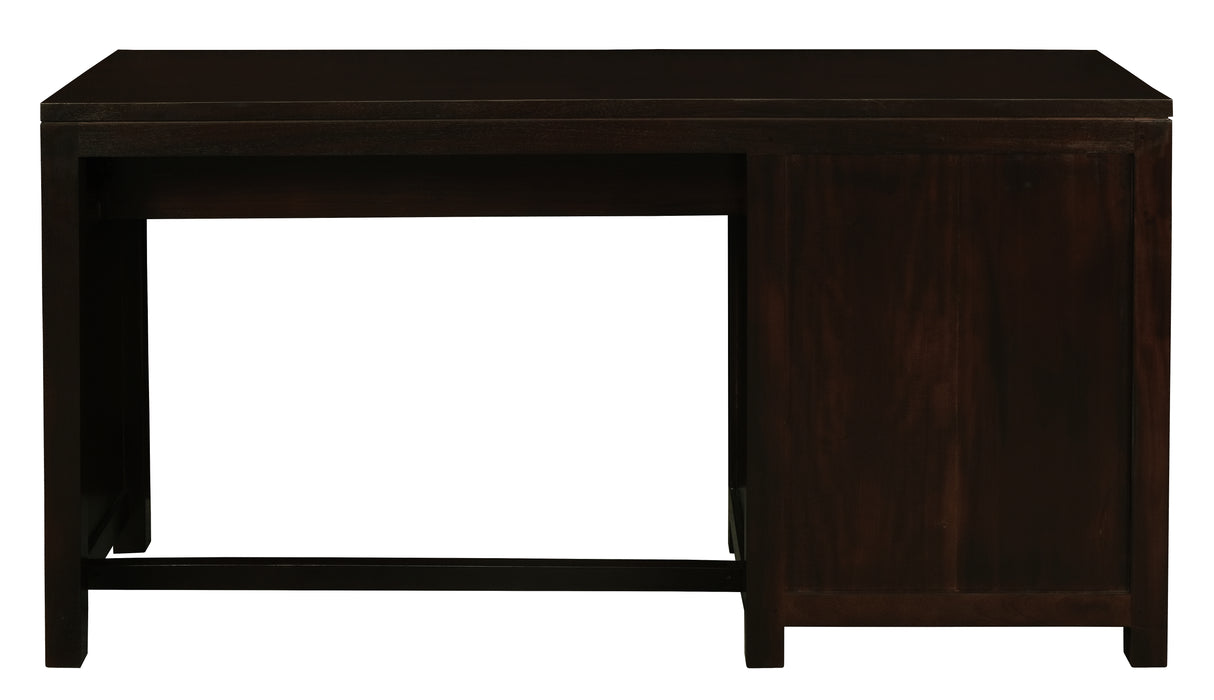 Paris 3 Drawer Office Desk (Chocolate)