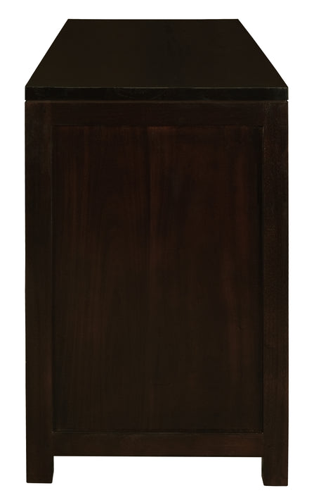 Paris 3 Drawer Office Desk (Chocolate)