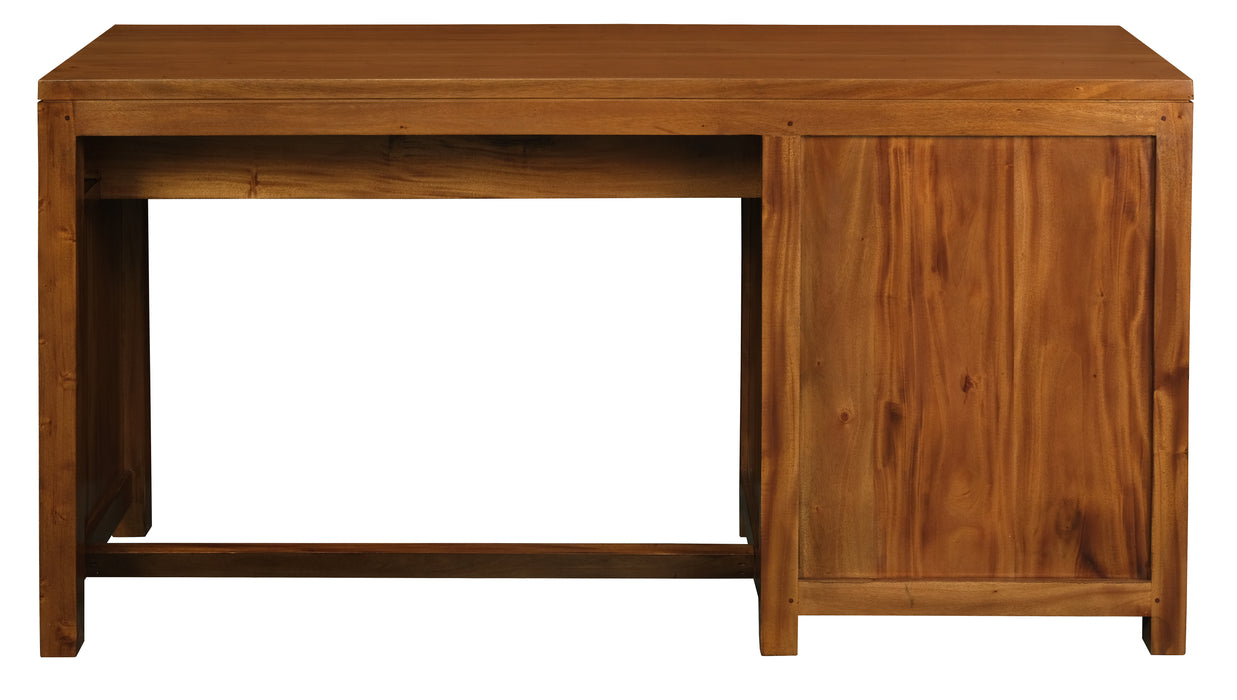 Paris 3 Drawer Office Desk (Light Pecan)