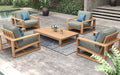 Double Island Outdoor Coffee Table - Oversize - Low - Natural