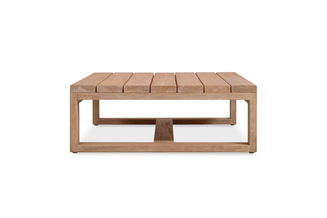 Double Island Outdoor Coffee Table - Oversize - Low - Natural