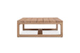 Double Island Outdoor Coffee Table - Oversize - Low - Natural