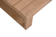 Double Island Outdoor Coffee Table - Oversize - Low - Natural