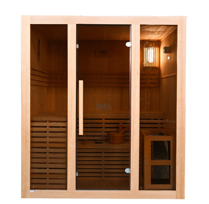 Kylin Traditional Indoor Steam Sauna Room 4 Person QD-EA4