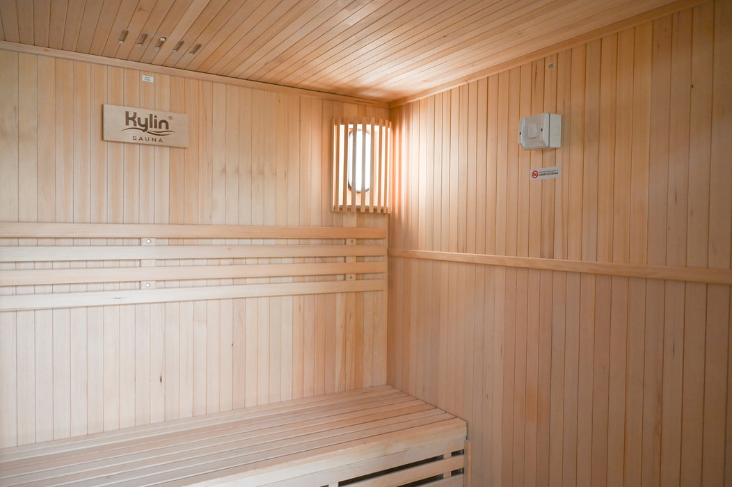Kylin Traditional Indoor Steam Sauna Room 4 Person QD-EA4
