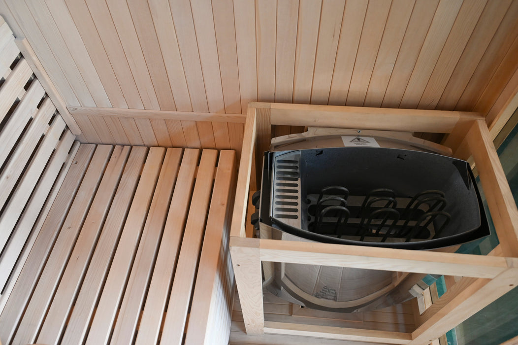 Kylin Traditional Indoor Steam Sauna Room 4 Person QD-EA4