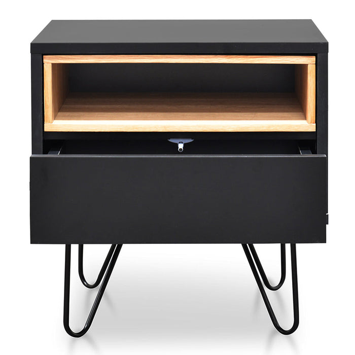 CST2127-KD Bedside Table - Black