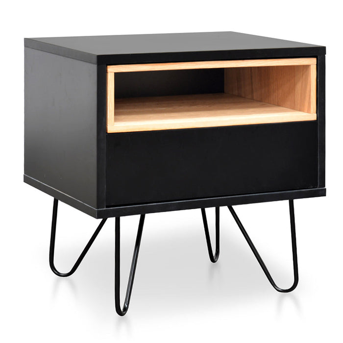 CST2127-KD Bedside Table - Black