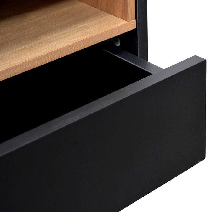 CST2127-KD Bedside Table - Black