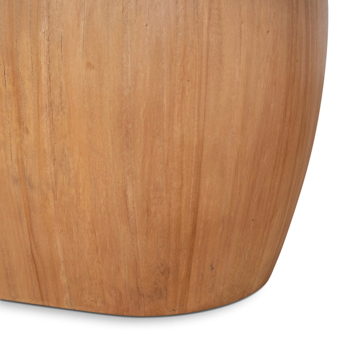 2.8m Travertine Dining Table - Natural