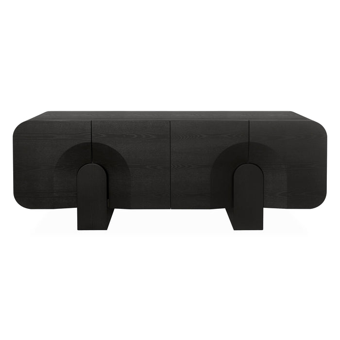 Alisha 2.1m Buffet Unit - Textured Espresso Black