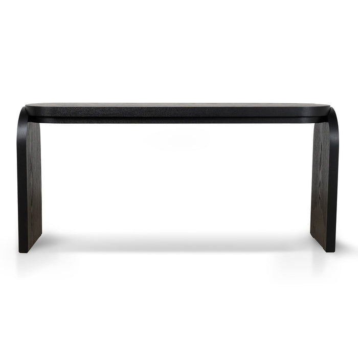 Alisha 1.7m Console Table - Textured Espresso Black