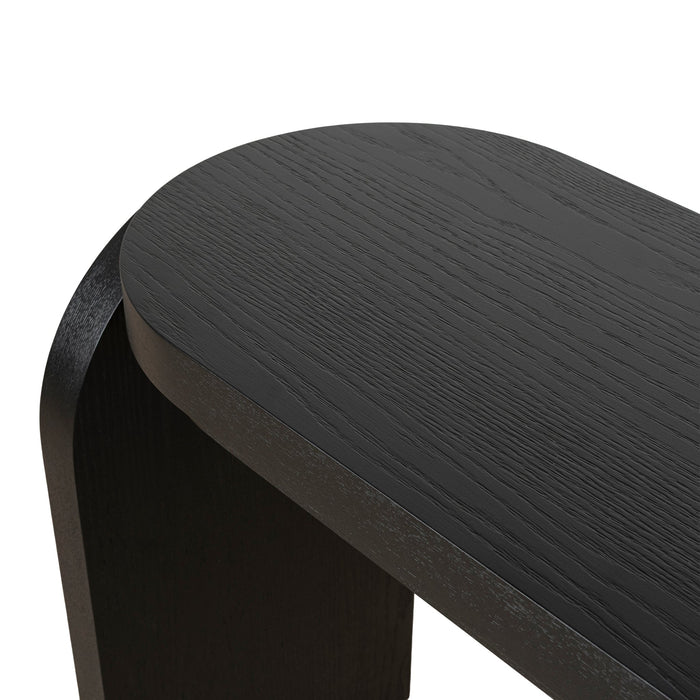 Alisha 1.7m Console Table - Textured Espresso Black