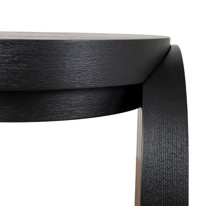 Alisha 1.7m Console Table - Textured Espresso Black