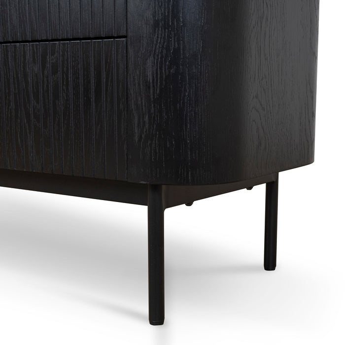 Gemma 1.2m Chest of Drawers - Full Black