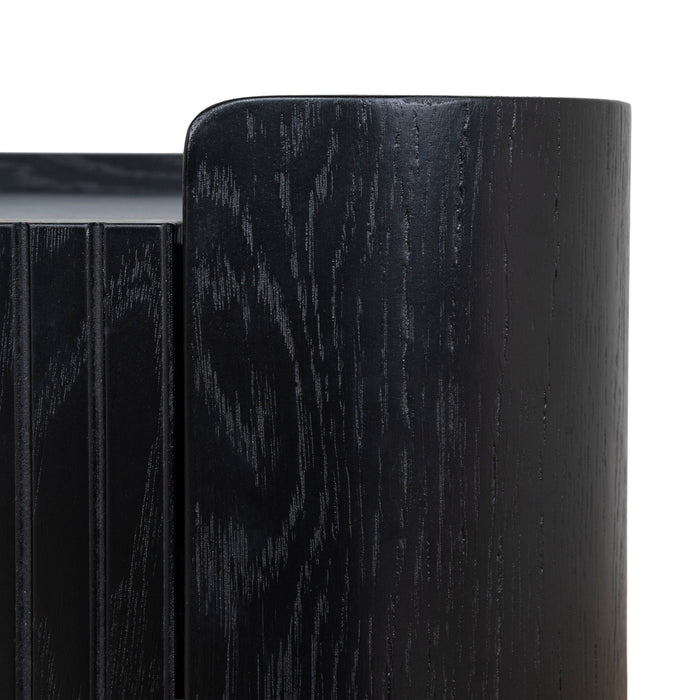 Gemma 1.2m Chest of Drawers - Full Black