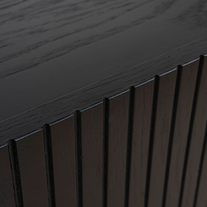 Gemma 1.2m Chest of Drawers - Full Black