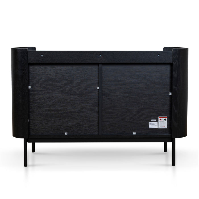 Gemma 1.2m Chest of Drawers - Full Black