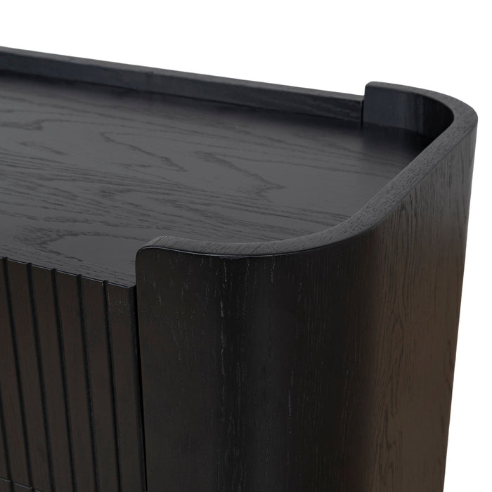 Gemma 1.2m Chest of Drawers - Full Black