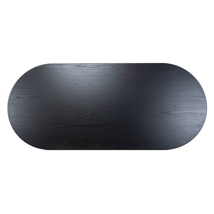 Elemental 2.8m Dining Table - Full Black