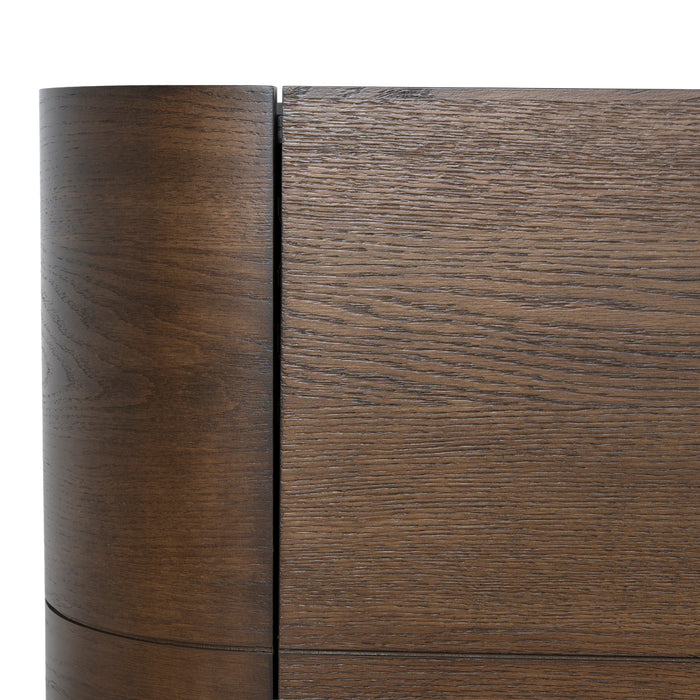 Gidon 2.2m Buffet Unit - Caramel Oak