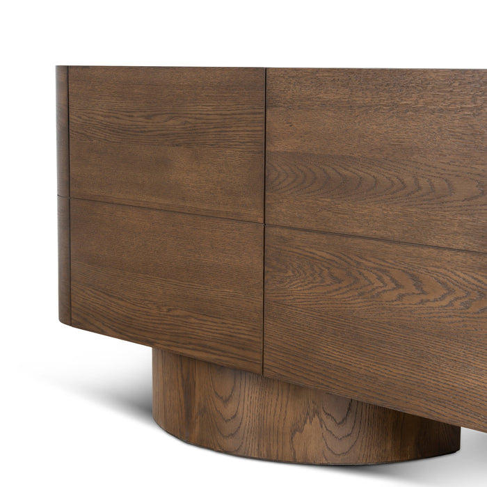Gidon 2.2m Buffet Unit - Caramel Oak