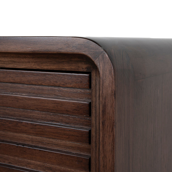 Amparo Tallboy Drawer Chest - Walnut