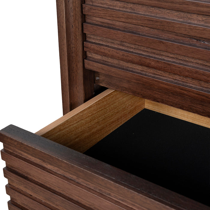 Amparo Tallboy Drawer Chest - Walnut