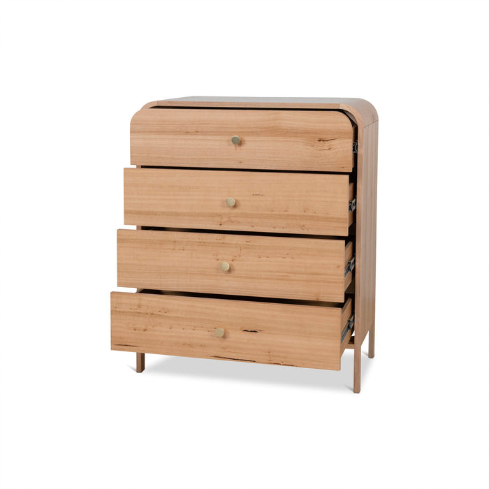 Serene 90cm Tallboy Drawer Chest - Messmate