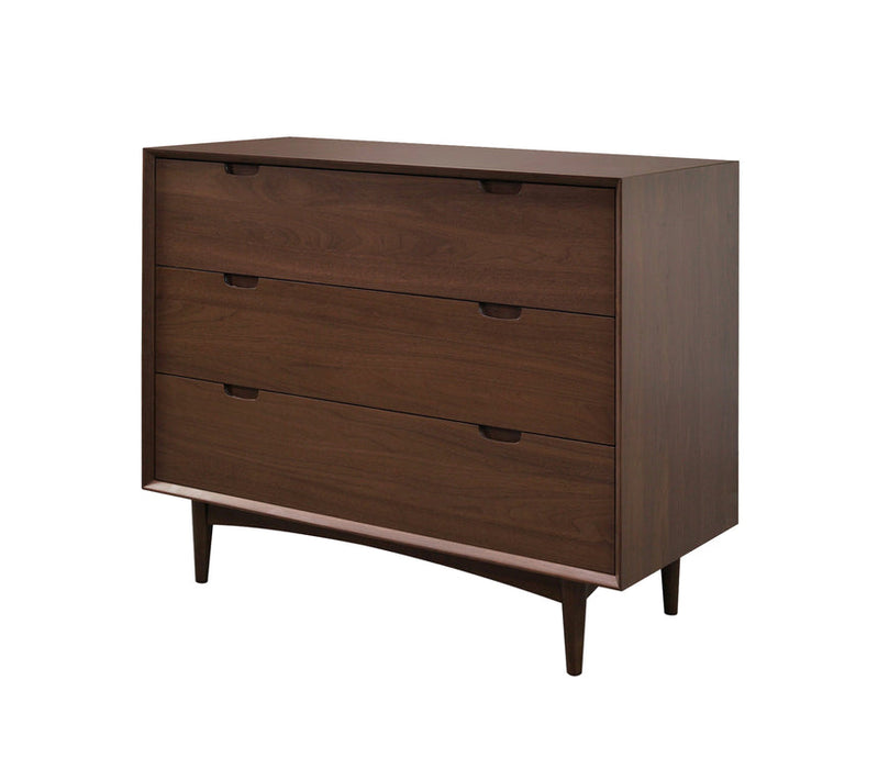 Calibre Furniture Asta 3 Drawer Chest Scandinavian Design