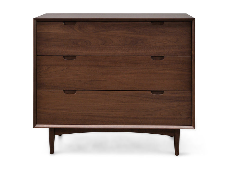 Calibre Furniture Asta 3 Drawer Chest Scandinavian Design