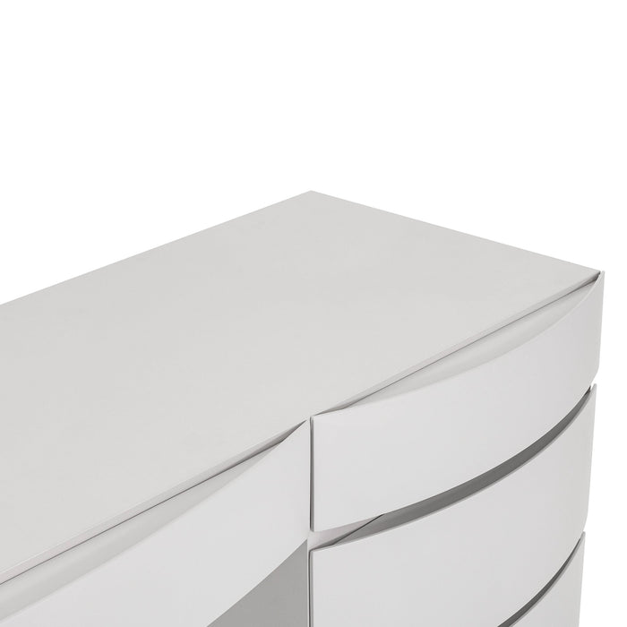 Dorit Home Office Desk - Warm Grey