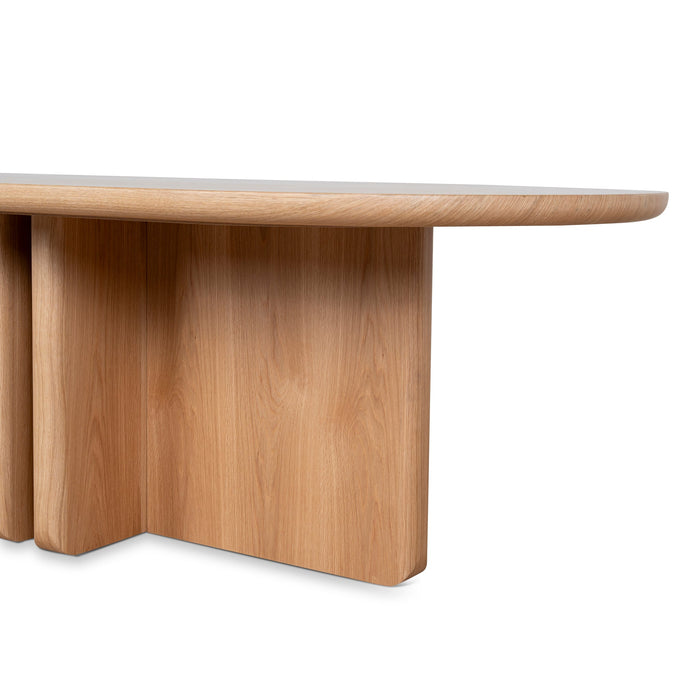 Valdis 2.4m Dining Table - Natural Oak