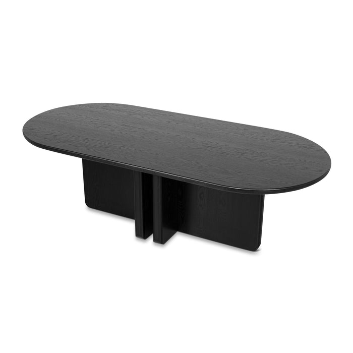 Valdis 2.4m Dining Table - Full Black
