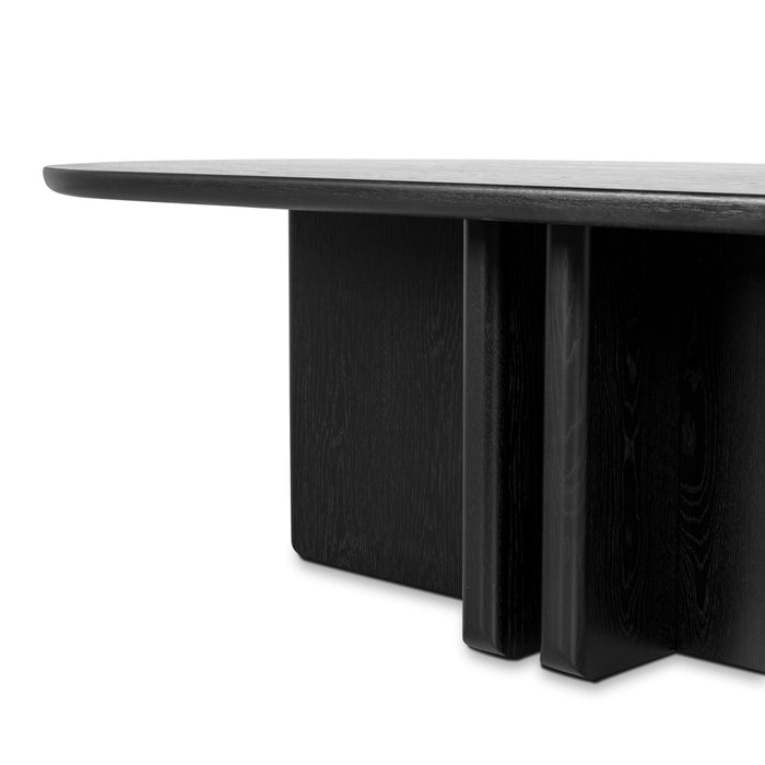 Valdis 2.4m Dining Table - Full Black