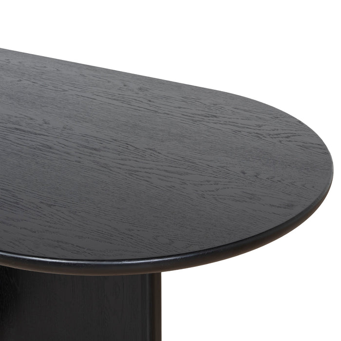 Valdis 2.4m Dining Table - Full Black
