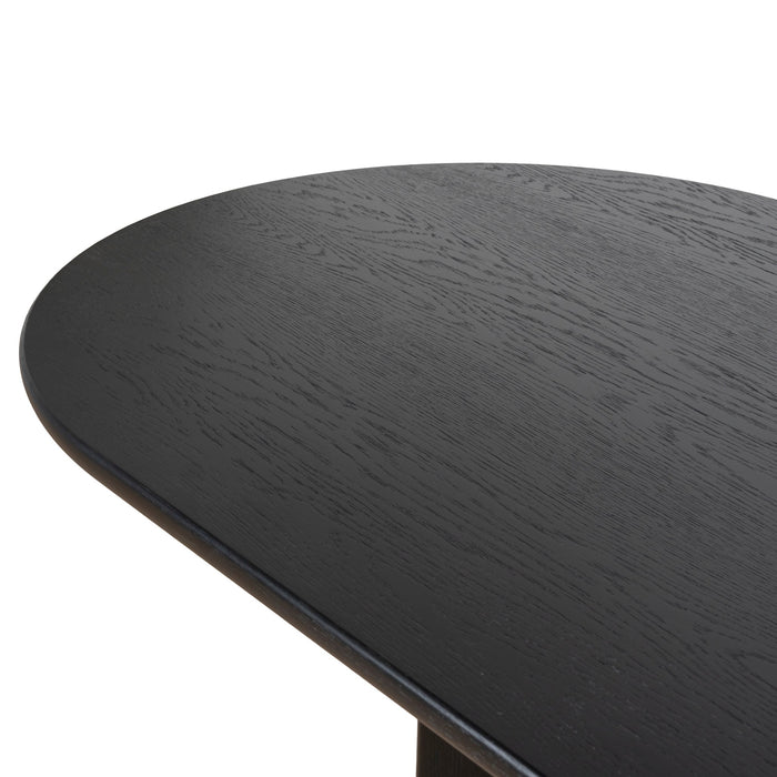 Valdis 2.4m Dining Table - Full Black
