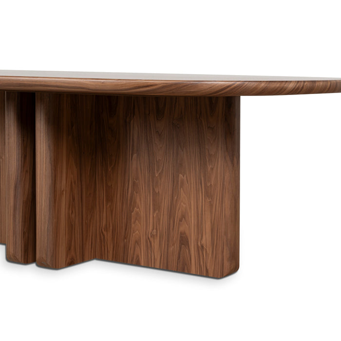 Valdis 2.4m Dining Table - Walnut