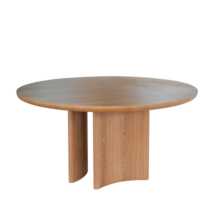 Mira 1.5m Round Dining Table - Natural