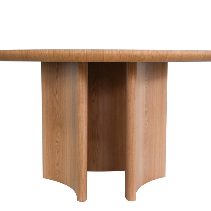 Mira 1.5m Round Dining Table - Natural