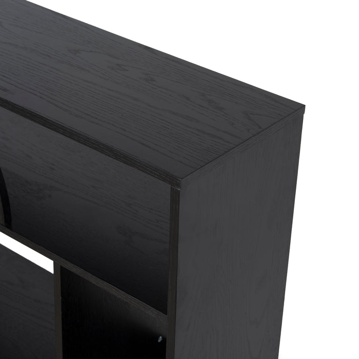 Adone 1.6m (H) Book Shelf - Full Black