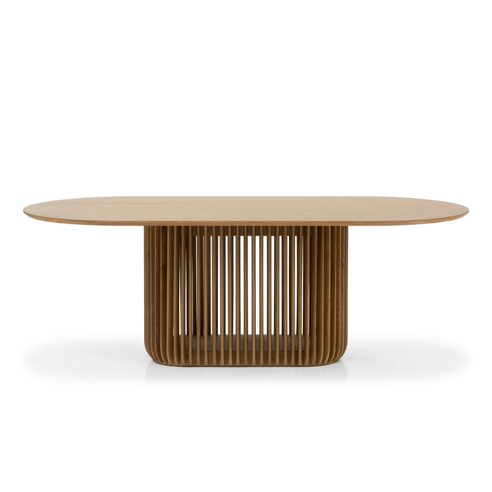 Arvena 2.2m Oval Dining Table - Natural